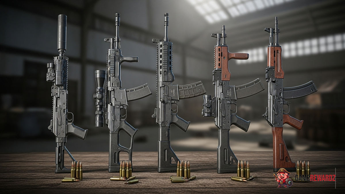 PUBG Mobile Most Powerful AR Weapons